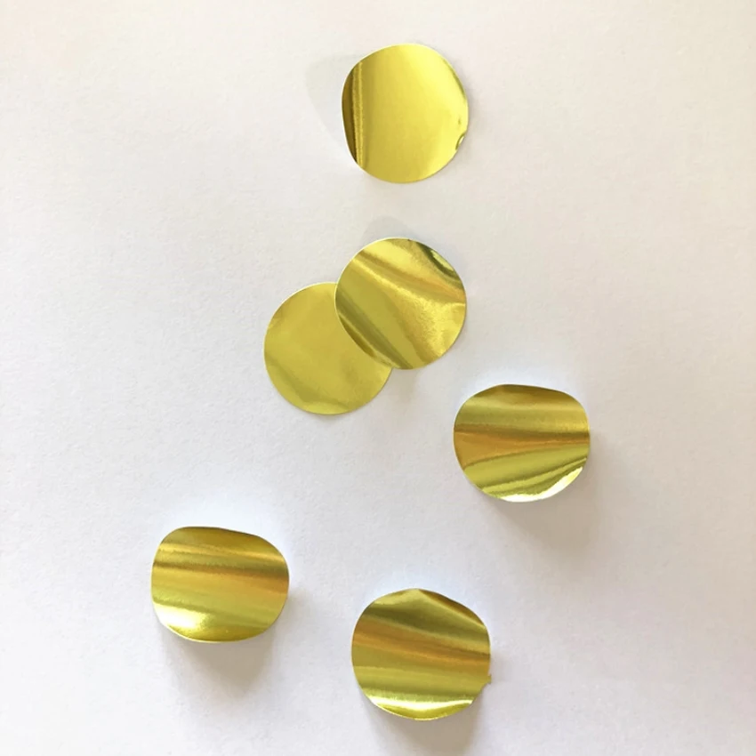 160pcs/lot Round Small Gold blank Handmade Cake Packaging Sealing Label Sticker Baking  Gift Stickers