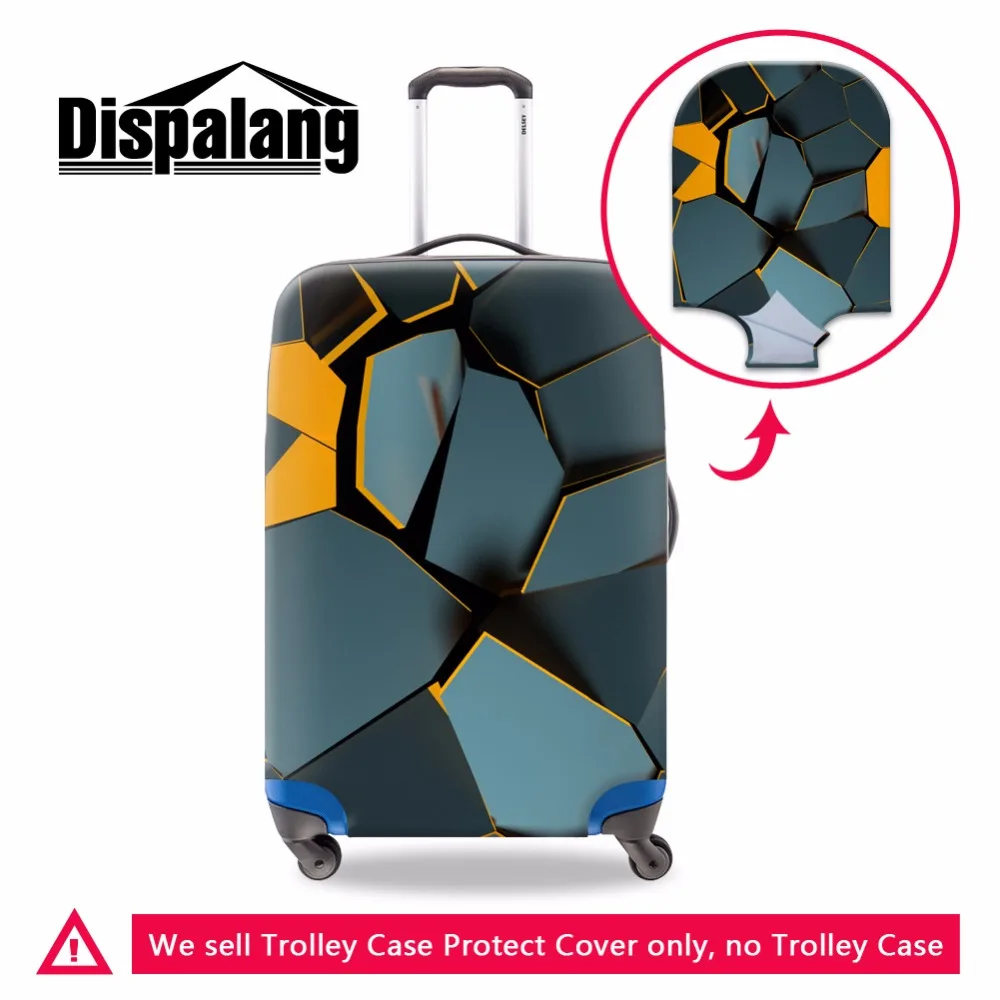 New The geometry 3D printing luggage covers travel luggage cover waterproof luggage covers for 18-30inch cases dustproof covers