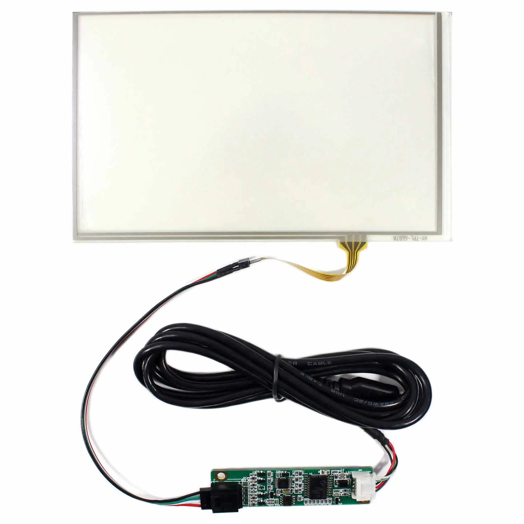 

7inch 4-Wire Touch Panel With USB Driver Card 163.5x99mm for 16:9 LCD Screen