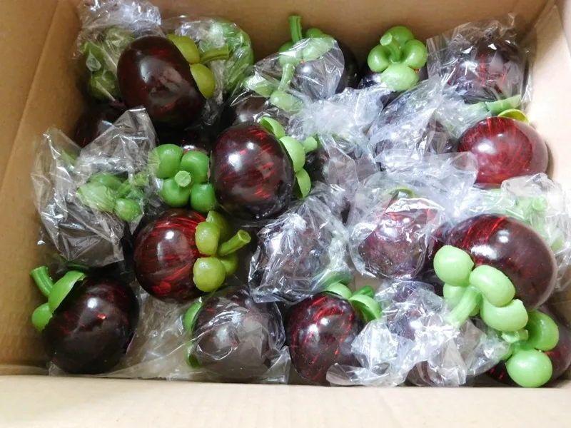 Fruit Child Plastic Mangosteen Fruits And Vegetables Model Simulation Food Early Educational Kid Pretend Play House Kitchen Toy