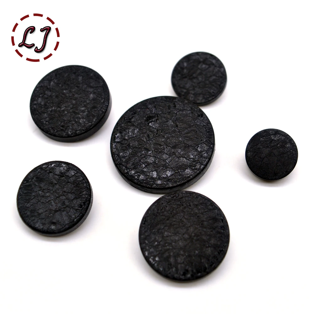 Nuovo classico di moda grande bottone per cucire decorativo fissura glaciale aereo oro nero bottoni per abbigliamento soprabito accessori fai da te