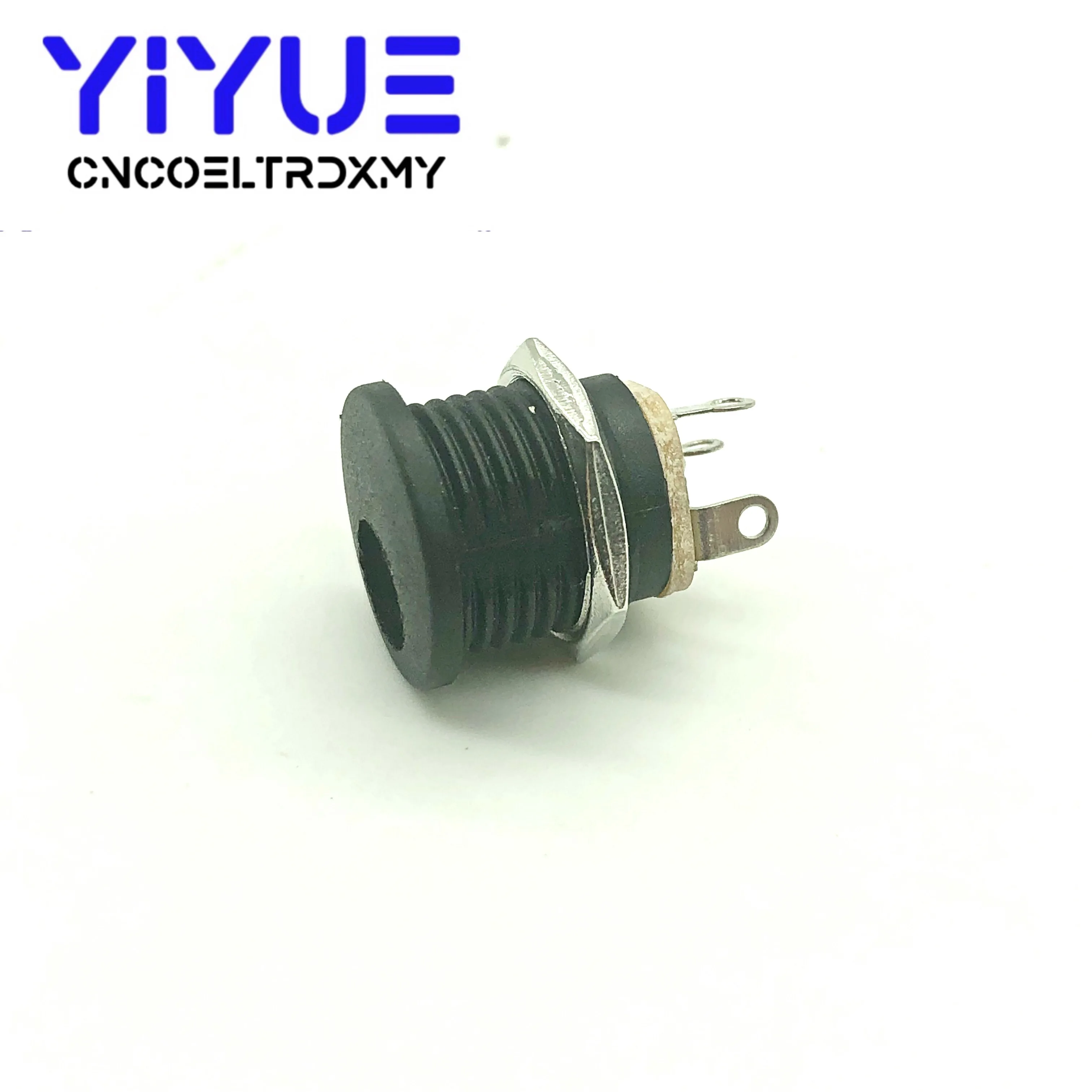 50Pcs DC-022 5.5-2.1 Round hole screw nut DC power socket /outlet /jack DC Connector Panel Mounting DC022