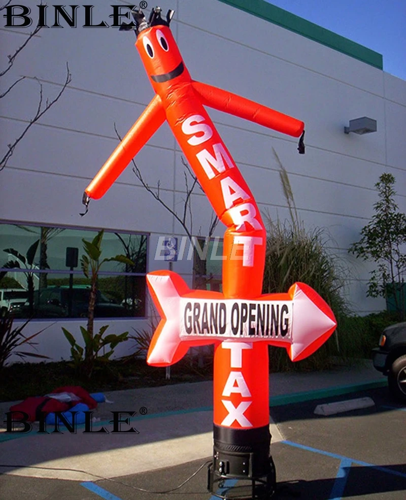 

Promotion 3m 4m car wash inflatable air dancer dancing man with arrow inflatable sky dancer with fan for advertising