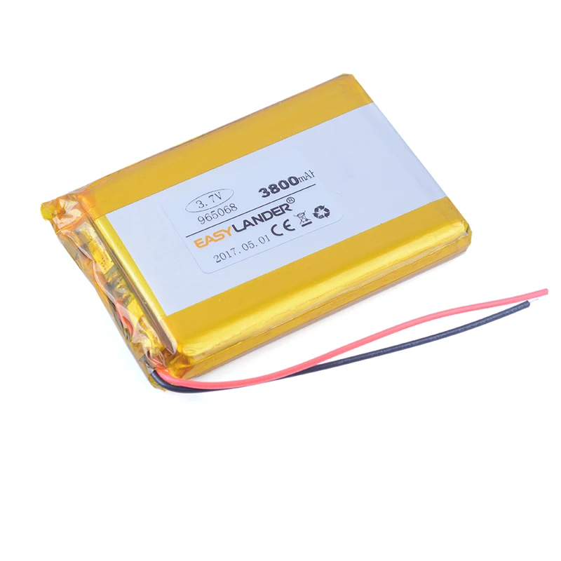 

965068 3.7V 3500mAh Rechargeable li-Polymer Li-ion Battery For E-book Vedio power bank Tablet PC mobile dvd Speaker 955070