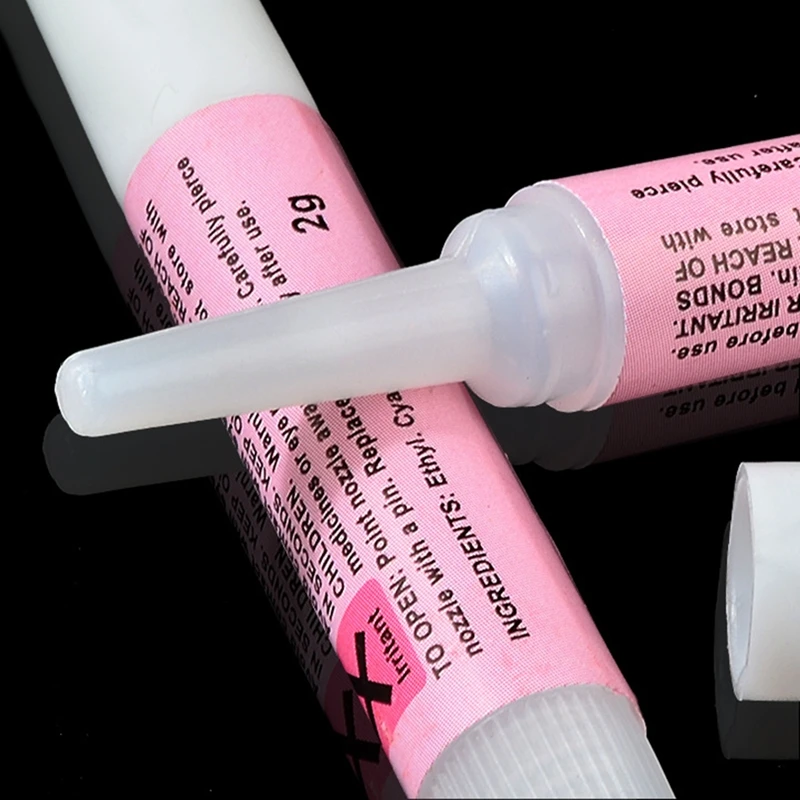Fast Dry 2g Nail Sticker Gel Glue Girl False Tips Decoration Rhinestone Beauty Adhesive  Home Tool Phone Glass Screen Repair