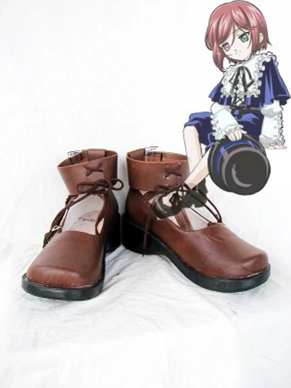 Rozen Maiden Cosplay  Lapis Lazuli Stern Cosplay Boots Shoes Anime Party Cosplay Boots Custom Made Women Shoes