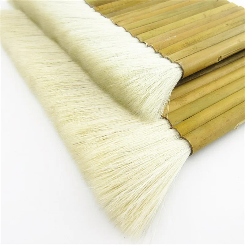 High-quality Wool Brushes Bamboo Handle Plate Paste Oil Watercolor Painting Brush Mounting 12/24/30 Joint Brush Long Woolen Hair