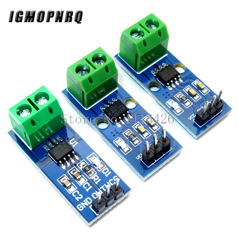 1PCS Hall Current Sensor Module ACS712 module 5A 20A 30A Hall Current Sensor Module 5A/20A/30A ACS712