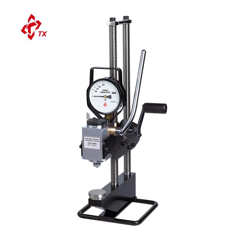 Brand Genuine TX PHB-3000 Portable Hydraulic Brinell Hardness Tester Meter  easy test large workpieces in any direction on site