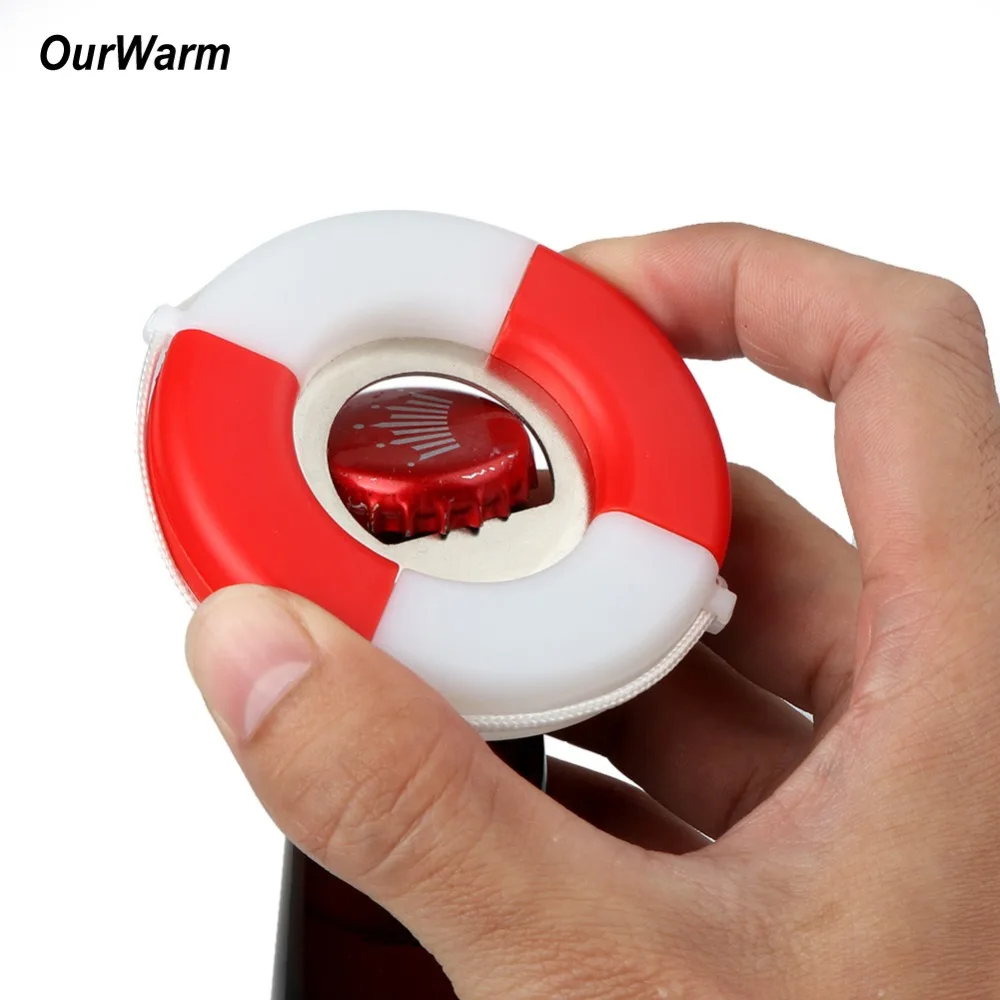 

OurWarm 10pcs Lifesaver Bottle Opener Nautical Theme Baby Shower Supplies Party DIY Decoration Wedding Favor for Guest