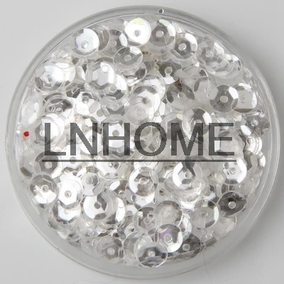 White crystal sequins