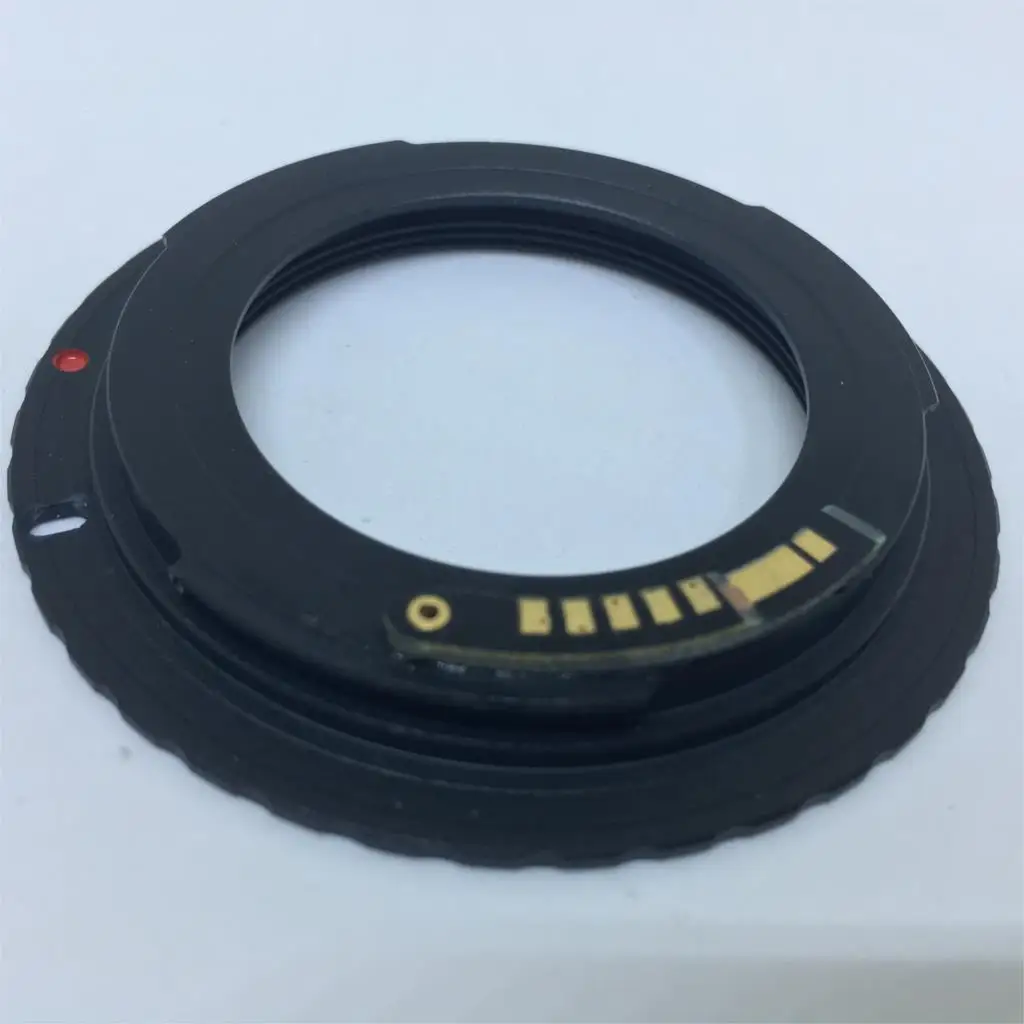 Foleto Nuovo AF III Conferma M42 Lens per EOS Adattatore Per Fotocamera Canon EF Mount anello 60D 550D 600D 7D 5D 1100D Nero
