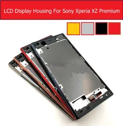 LCD Display Housing For Sony Xperia XZ Premium G8142 XZP Front LCD Plate Middle Frame Bezel Chasis Housing Cover Spare Parts