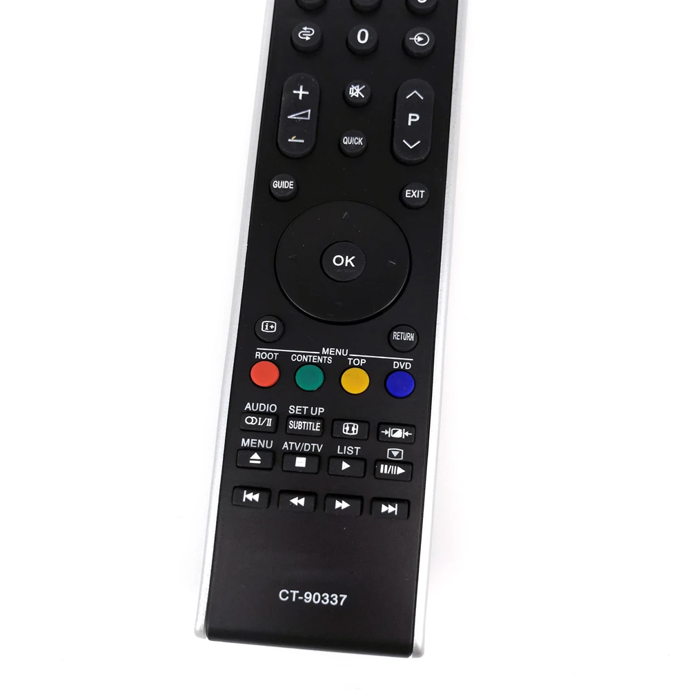 การเปลี่ยนรีโมทคอนโทรลใหม่ CT-90337 สำหรับ TOSHIBA TV/DVD Remote