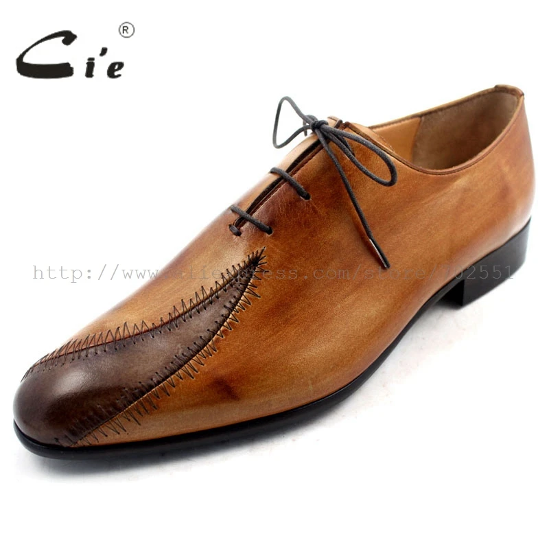 Cie Full Grain Calf Leather Upper High Quality Blake Stitched Hand-Painted Men\'s Oxford Casual Shoe OX195