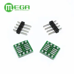 80PCS SOP8 turn DIP8 / SOIC8 to DIP8 IC adapter Socket PB FREE with Pin Header