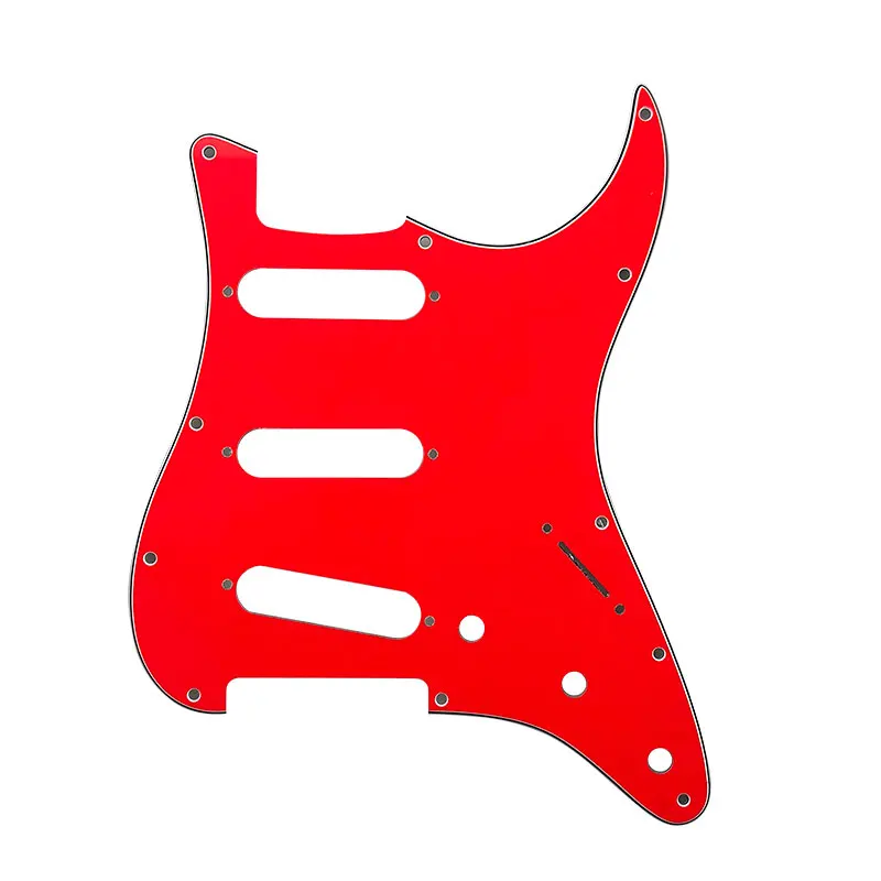 Pleroo Custom Guitar pickgaurd - For 72\' 11 Screw Hole Standard St SSS Guitar pickguard Scratch Plate ,  Eight color