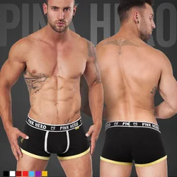 Pink Hero Brand Sexy Man Underwear Boxer Men's Cotton Underpants Fashion Male Men's Comfortable Panties Shorts Boxer