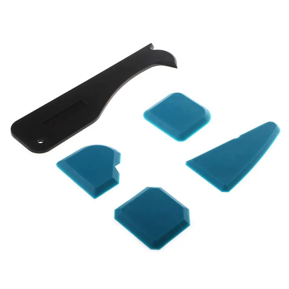 Whole sale 5Pcs/Set Silicone Sealant Spreader Spatula Scraper Smoothing Cement Caulk Removal Tool Kit DIY Caulking Tool Kit