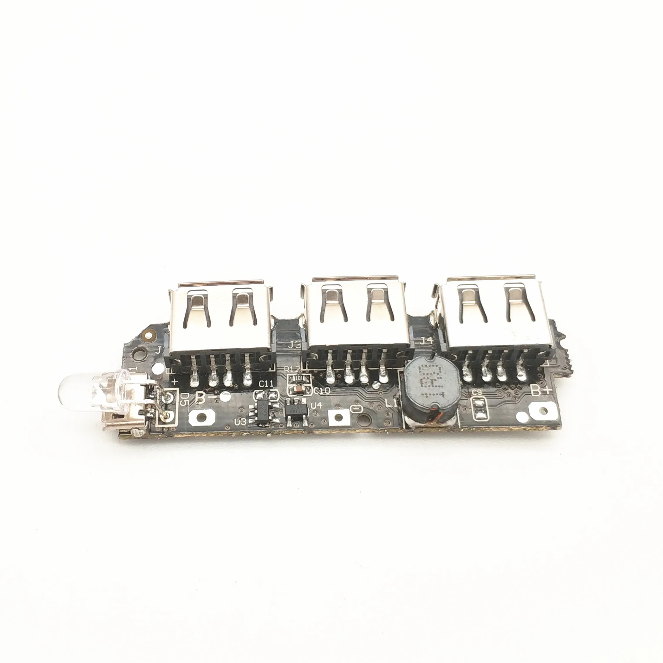 3 Usb 電源銀行 pcb の li イオン電池モジュール回路基板ブースト DIY 5v2. 1a 充電器ドロップシップ