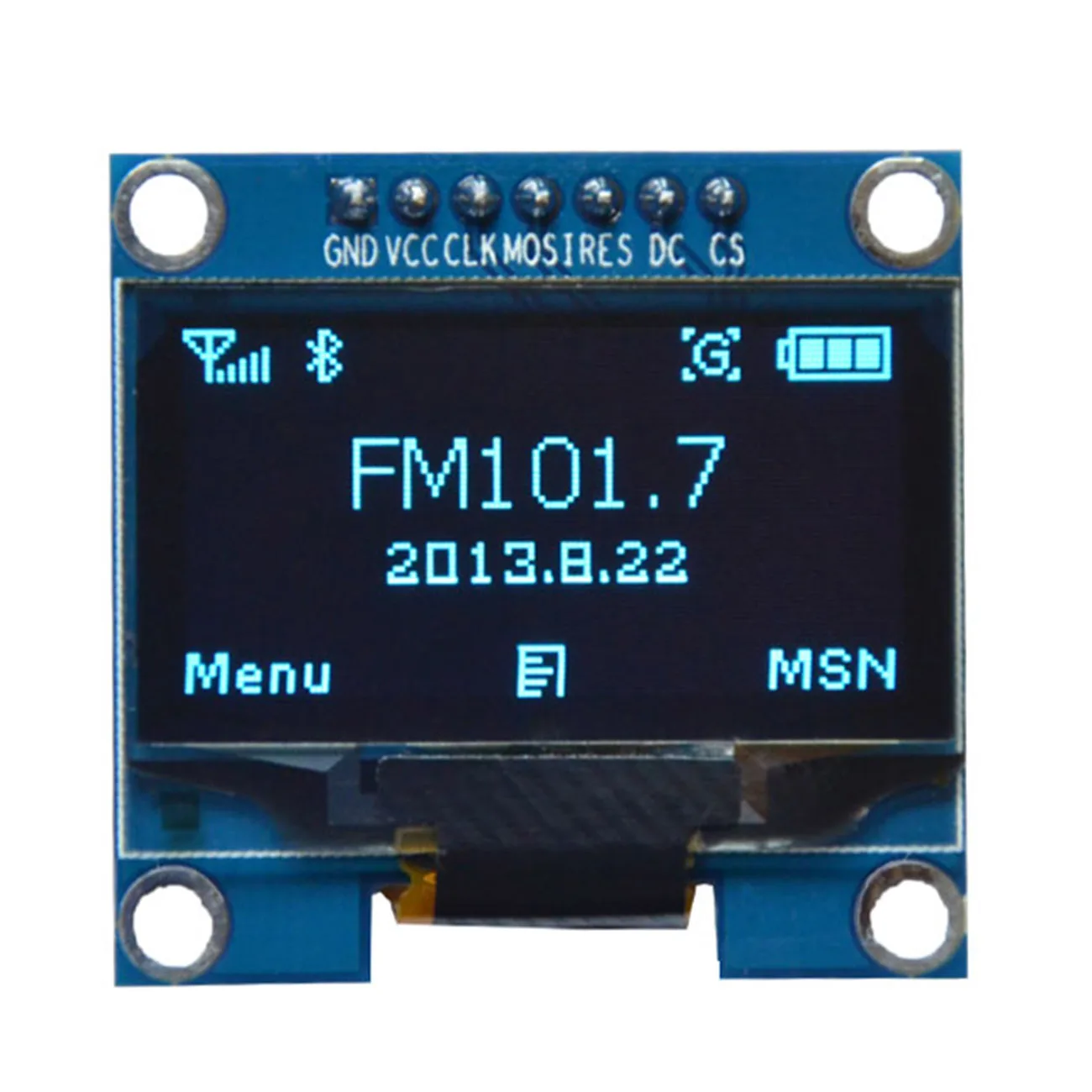 1.3 Inch OLED Module 12864 OLED Display Screen SSH1106 OLED 1.3inch SPI 7Pin 4Pin  White Blue