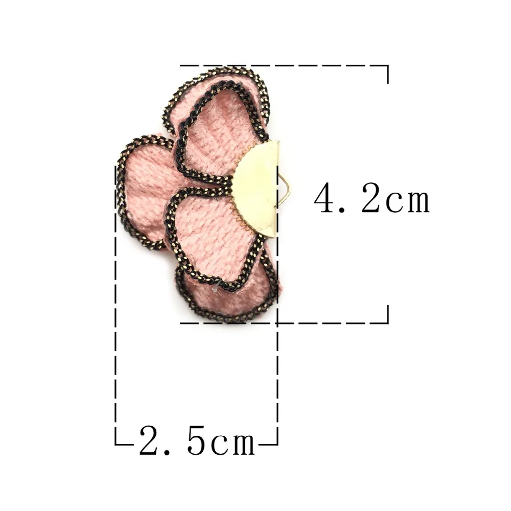 CHENGRUI  L170,patches for clothing,diy craft supplies,diy handmade earrings,craft material,diy craf,artificial Flowers,4pcs/bag