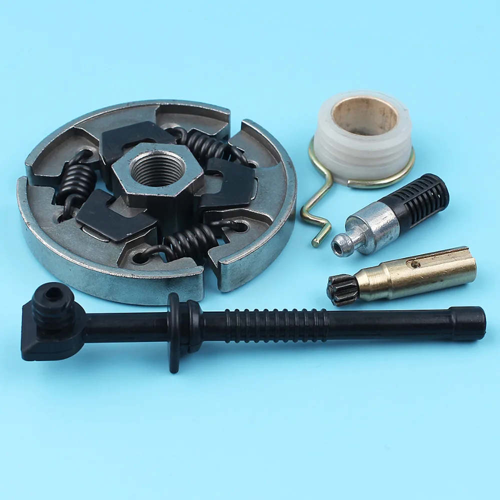 Clutch Assy Oil Pump Worm Gear Oil Hose Line Filter Kit fit Stihl 017 018 MS170 MS180 MS 170 180 Chainsaw 1123 160 2050