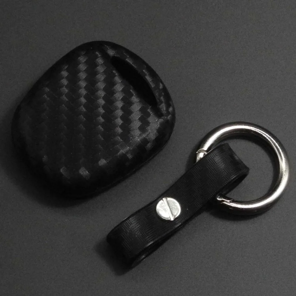 jingyuqin 2/3 BUTTON REMOTE Car KEY FOB CASE For TOYOTA CAMRY RAV4 Corolla PRADO YARIS Dropship Carbon Silicone