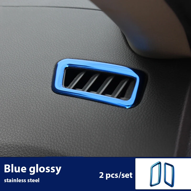 Stainless Steel Car Air Vent Outlet Cover Trim Decoration Frame for x-trail xtrail Rogue t32 2014 - 2020 car accessories