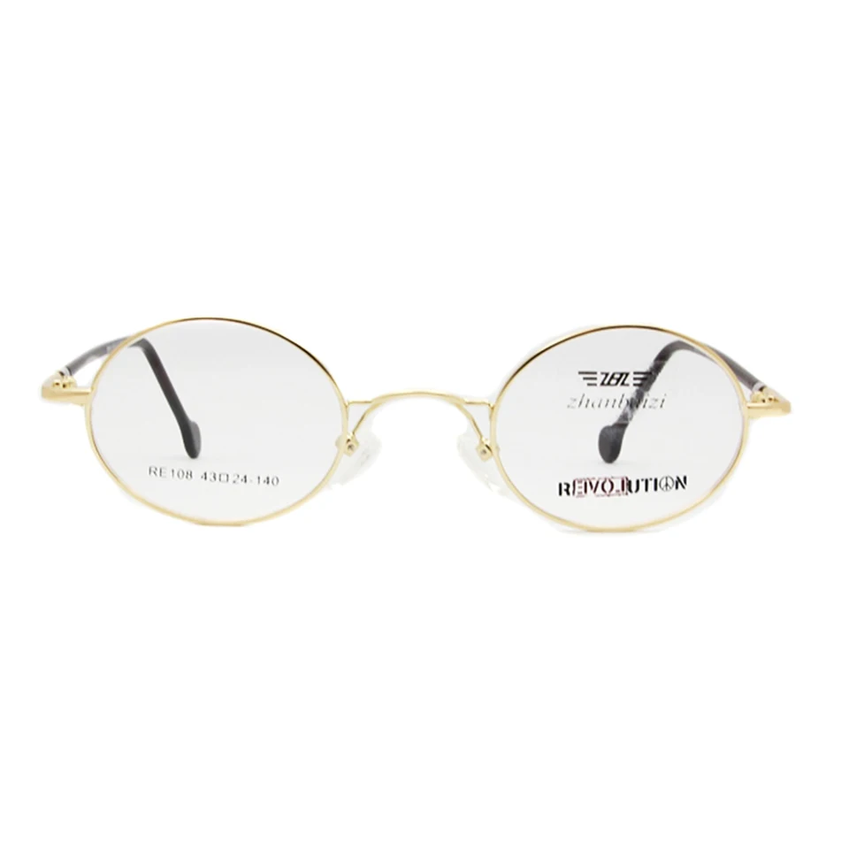 ESNBIE Vintage Eyeglasses Men Small Round Metal Eye Glasses Frames for Women Optical Glass Prescription Eyewear Oculos de grau