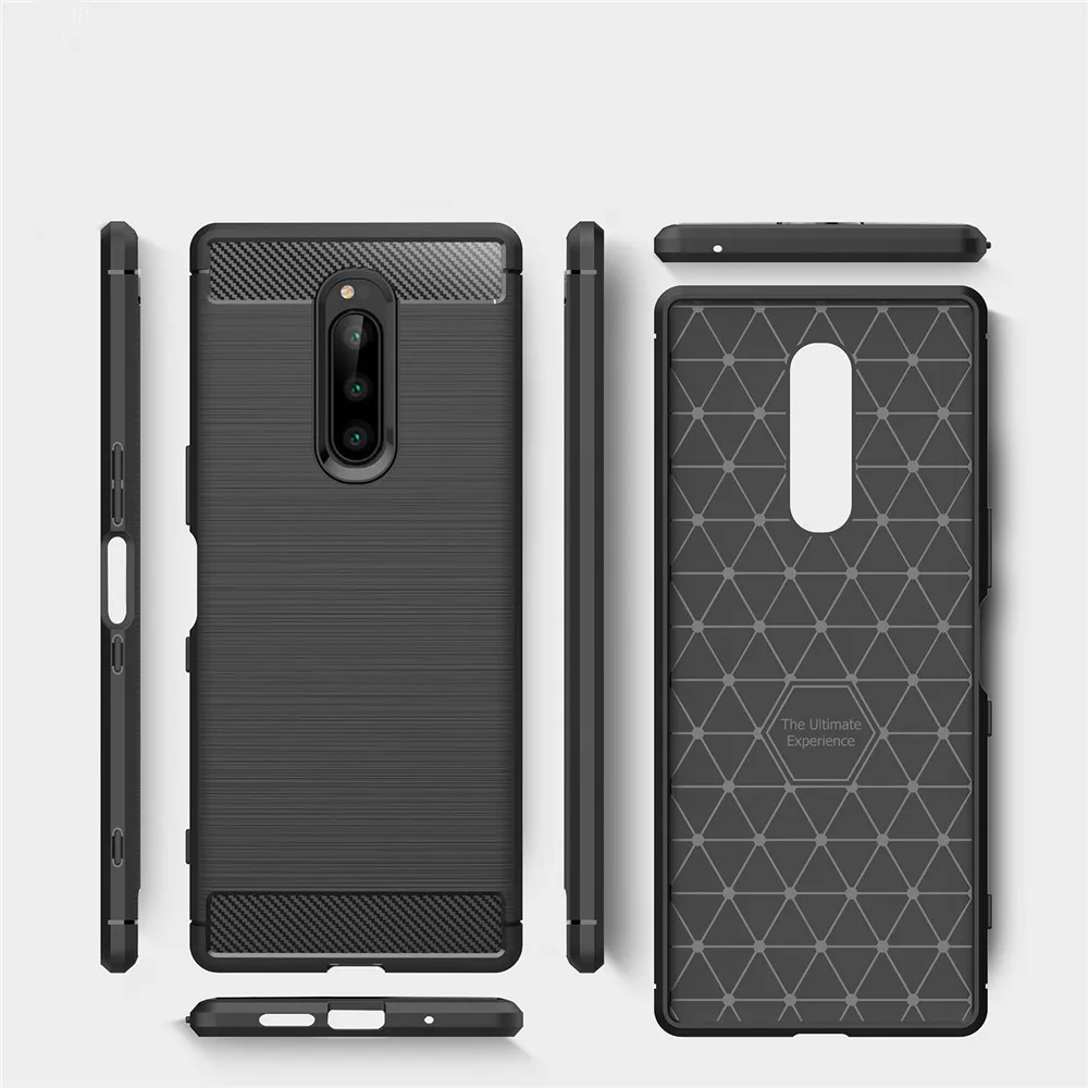 For Sony Xperia 1 Case 6.5 inch Luxury Full Soft TPU Silicone Cover Shockproof Case For Sony 1 J8110 J8170 J9110 Phone Bag Cases