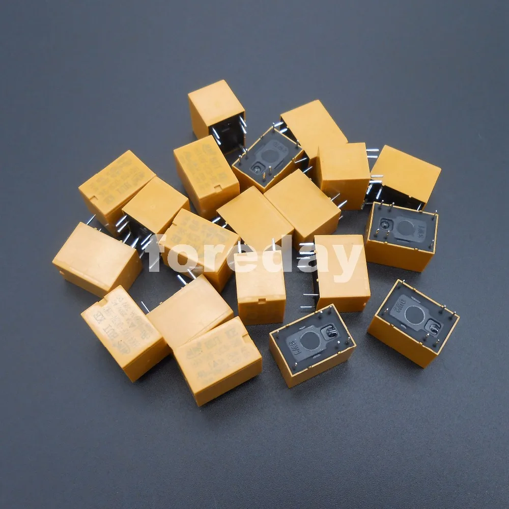 

50PCS/Lot X HK4100F-DC3V-SHG 20PCS 3V Yellow Volt Power Relay DC3V 3A 6 PINS HUI KE 1C 1A 1B 750VA/90W 120ohm 6-Pin *FD396X50