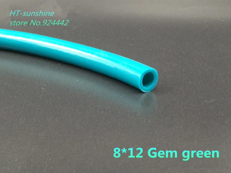 2m Water-cooled water pipe 8X12mm imported high quality transparent super soft red blue green white Free shipping