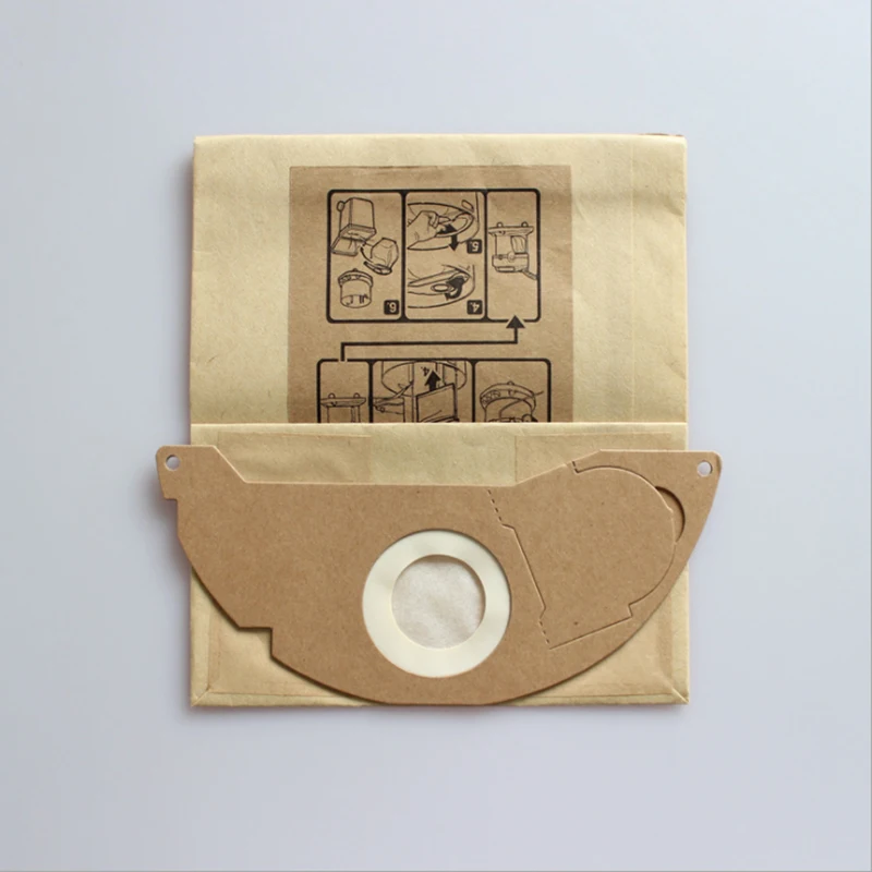 10 ชิ้น/ชุดสูญญากาศกรองกระดาษสำหรับ KARCHER A2004 A2WD2250 054 MV2 สูงประสิทธิภาพ