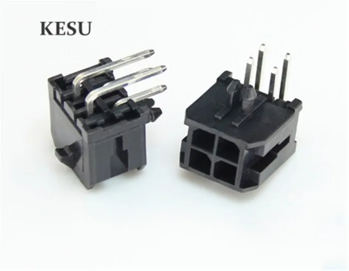 

Micro-Fit male female connector 3.0mm 2x2 Pin 4Pin 4-Pin right angle/straight Plus Receptacle Housing for terminal 43025/43045