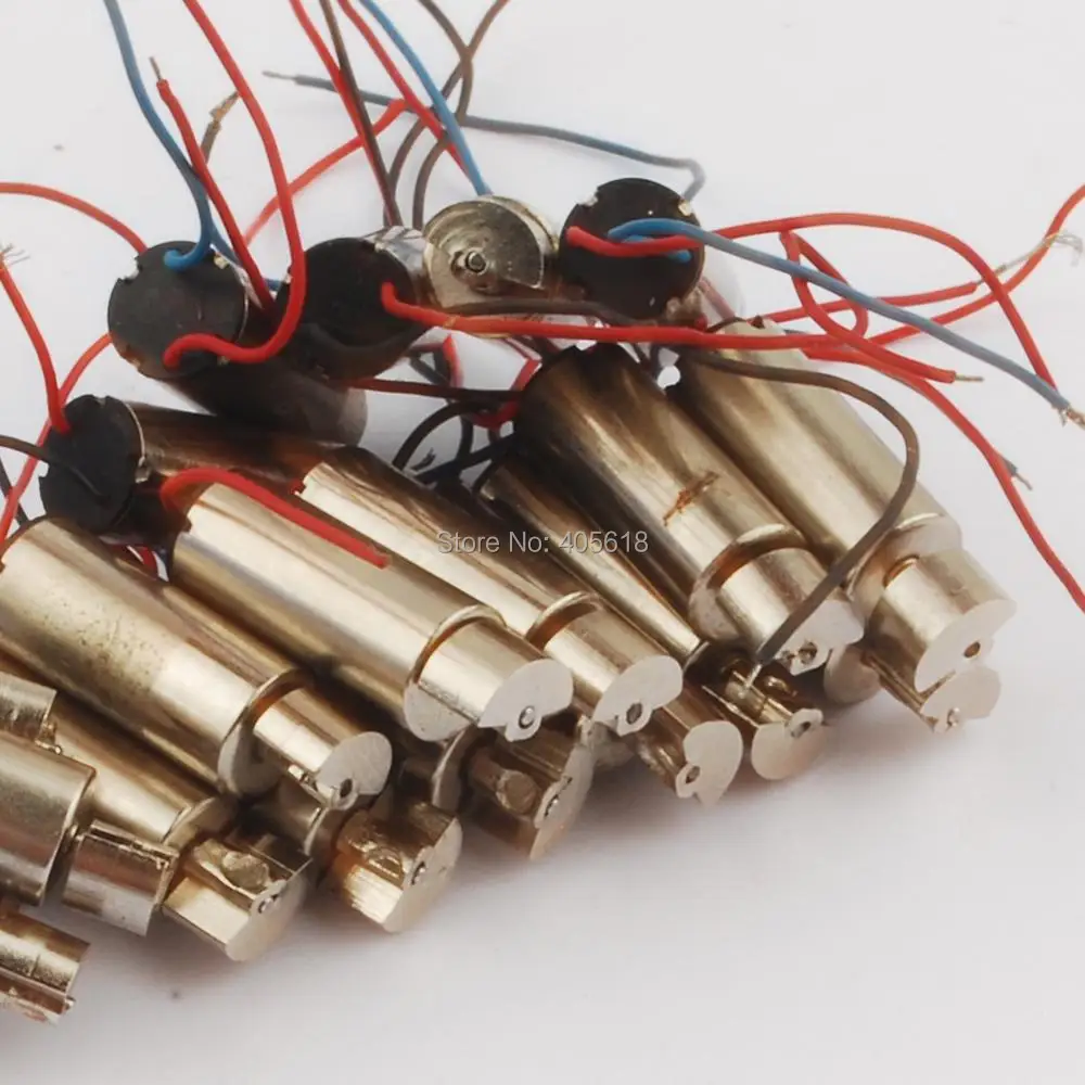 محرك تيار مستمر مصغر مع كابل خطوات عالي الجودة ، صوفي V-4V ، 15 دورة في الدقيقة