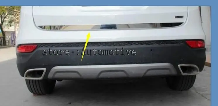 

2013 2014 2015 2016 for Hyundai Santa Fe ix45 High quality stainless steel Scuff Auto rear door trim,tail trunk sticker