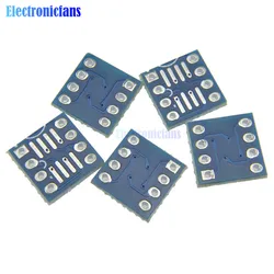 10 Pcs SOP8 SO8 SOIC8 per DIP8 Interposer Bordo Bordo Del Pwb Piastra Adattatore Nuovo