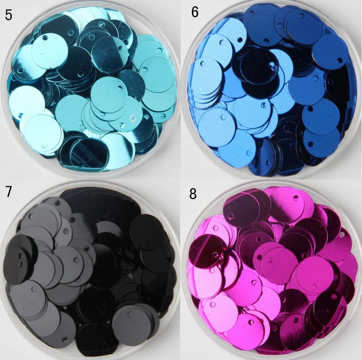 150pcs / 10mm PVC bulk sequins DIY Handmade clothing footwear accessories stage costume jewelry accessories
