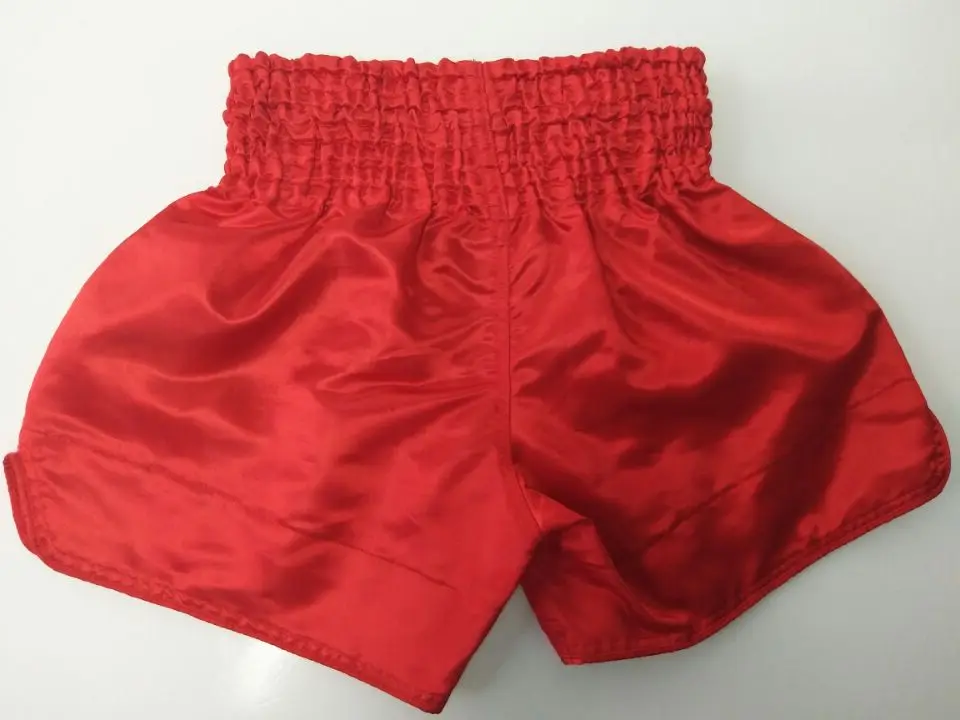 Embroidery patch muay thai shorts  Fluory's boxing shorts