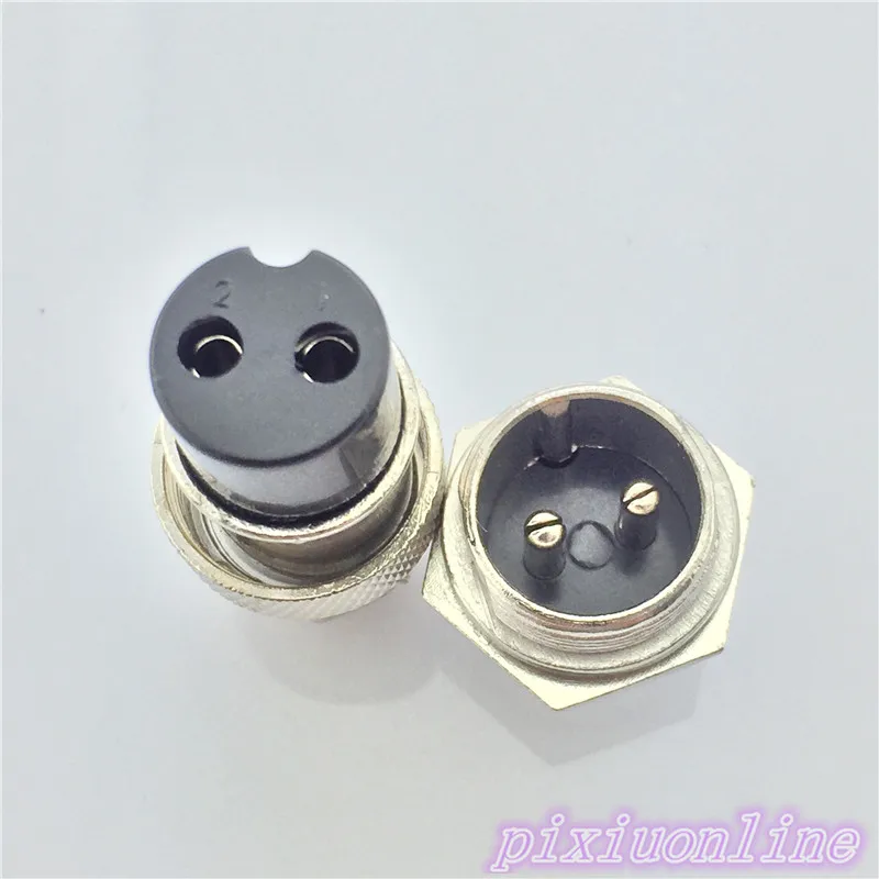 1set GX16 2 Pin Male Female L70Y Diameter 16mm Circular Connector Aviation Socket Plug Wire Panel Connector High Quality