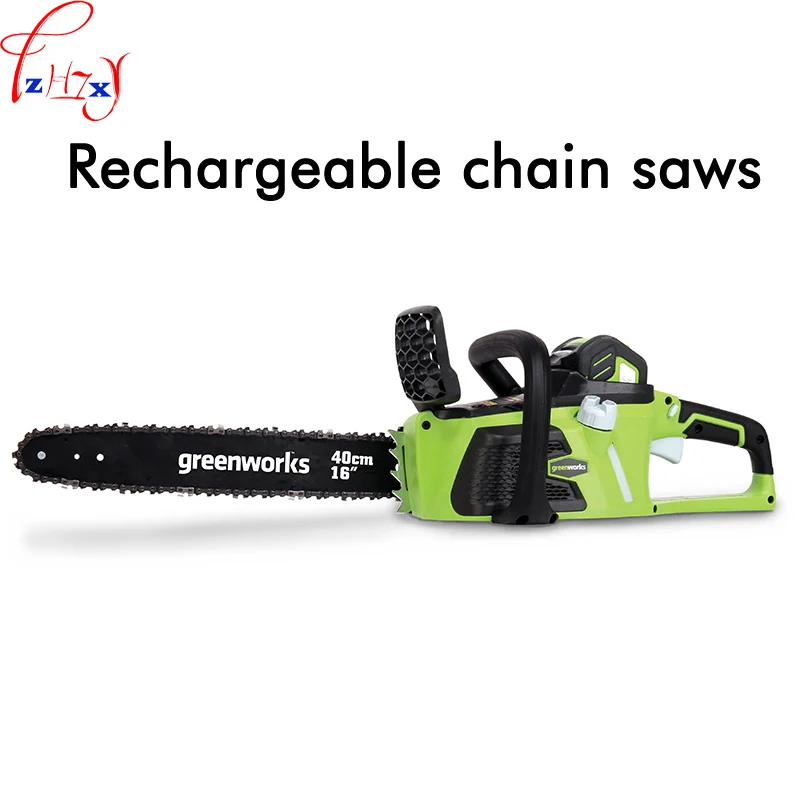 Charging chain saw household electric hand - held wood cutting saw 40V lithium battery saw 1000-1200W 1PC