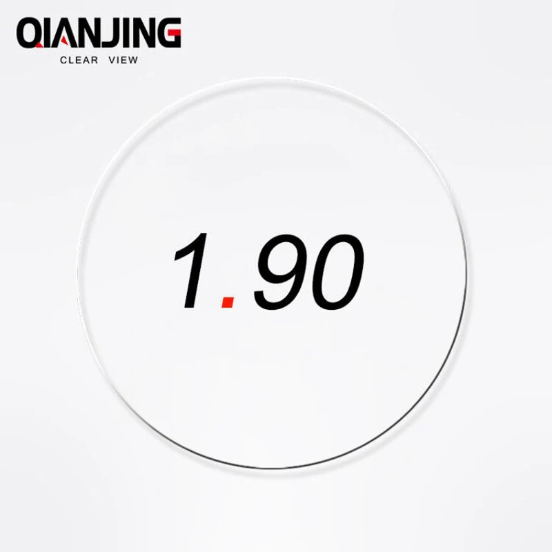 

QIANJING 1.90 Index Ultrathin Lens Prescription Myopia Presbyopic Astigmatism Aspheric Hard Resin Eyeglasses Lenses ultralight