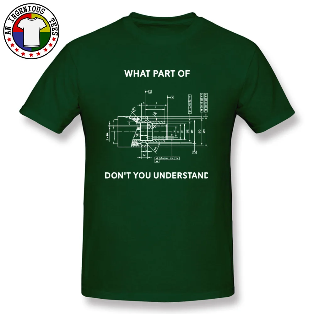 Printed Mechanical Engineering Theory Structure Tshirt Don\'t You Understand Casual Black Father\'s T Shirt Plus Size Fashion Tees