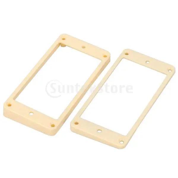 New Cream Curved Humbucker Pickups Frames Mounting Rings Guitar Mounting Rings for LP Electric Guitar