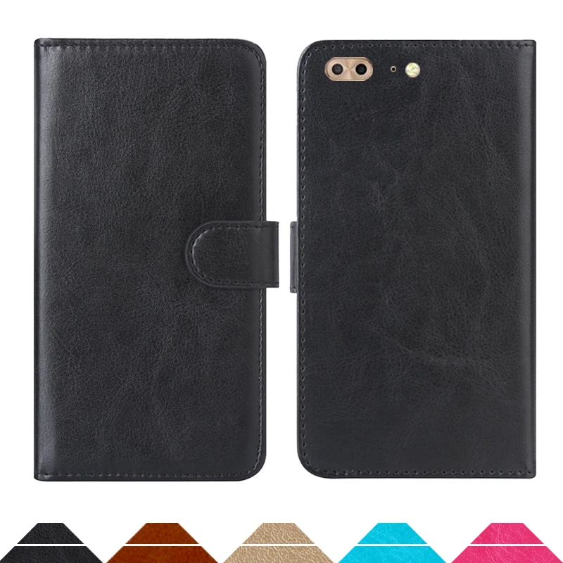 

Luxury Wallet Case For Leagoo T5 PU Leather Retro Flip Cover Magnetic Fashion Cases Strap