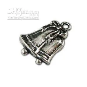 

600pcs Tibetan silver christmas bell charm A11157