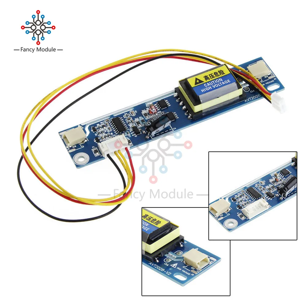 Universal CCFL Inverter LCD Laptop Monitor 2 Lamp 10-28V for 10-26\'\' Widescreen Backlight For Screen Module DC To AC Board