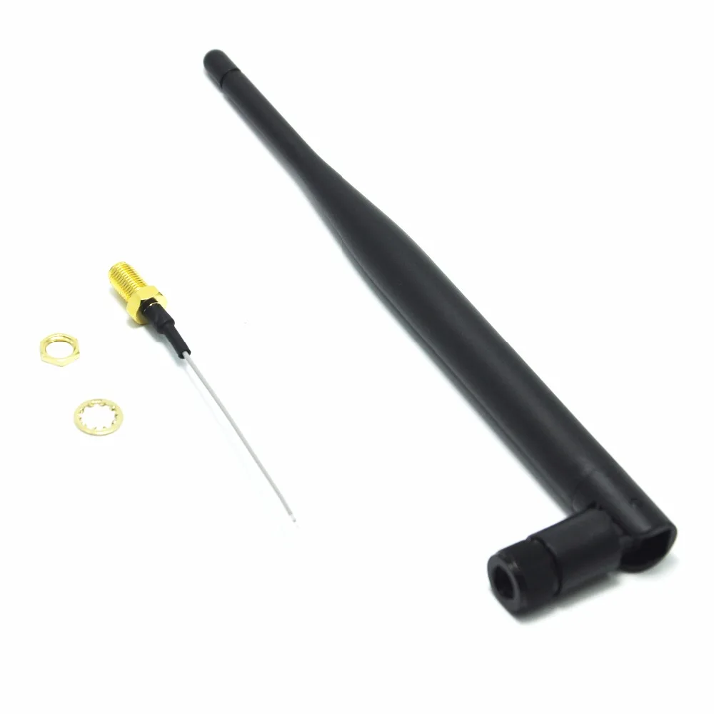 Frsky 5dBi Antenna and RF 70mm RP-SMA Connector For Frsky X9D Plus QX7 Transmitter