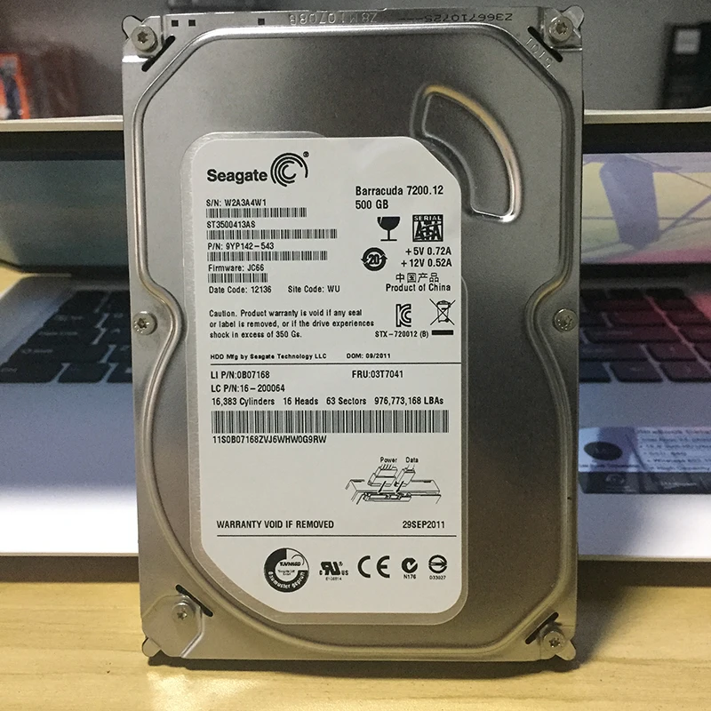 Original Seagate 500GB 3.5 Inch Internal Hard Drive Disk 7200 RPM SATA 2.0  16MB Cache Monitoring HDD For Desktop PC